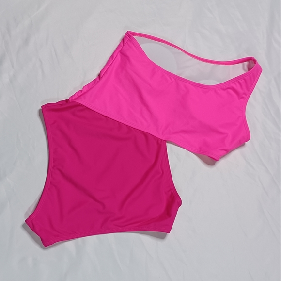 Yonique Women's Monokini One Piece Bathing Suit Size Large (12-14) NWOT - Picture 9 of 11